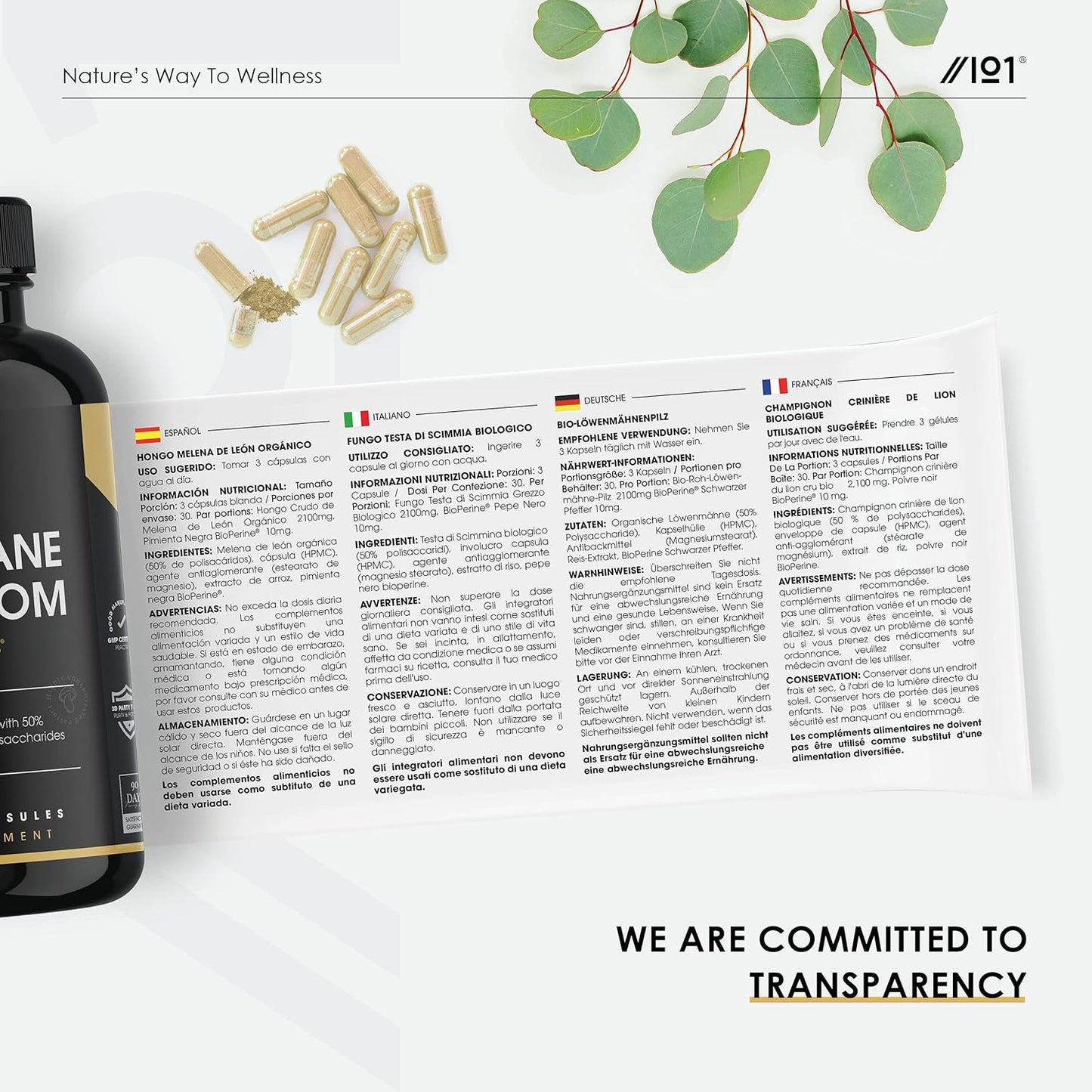 Organic Lions Mane Supplement 28,000Mg