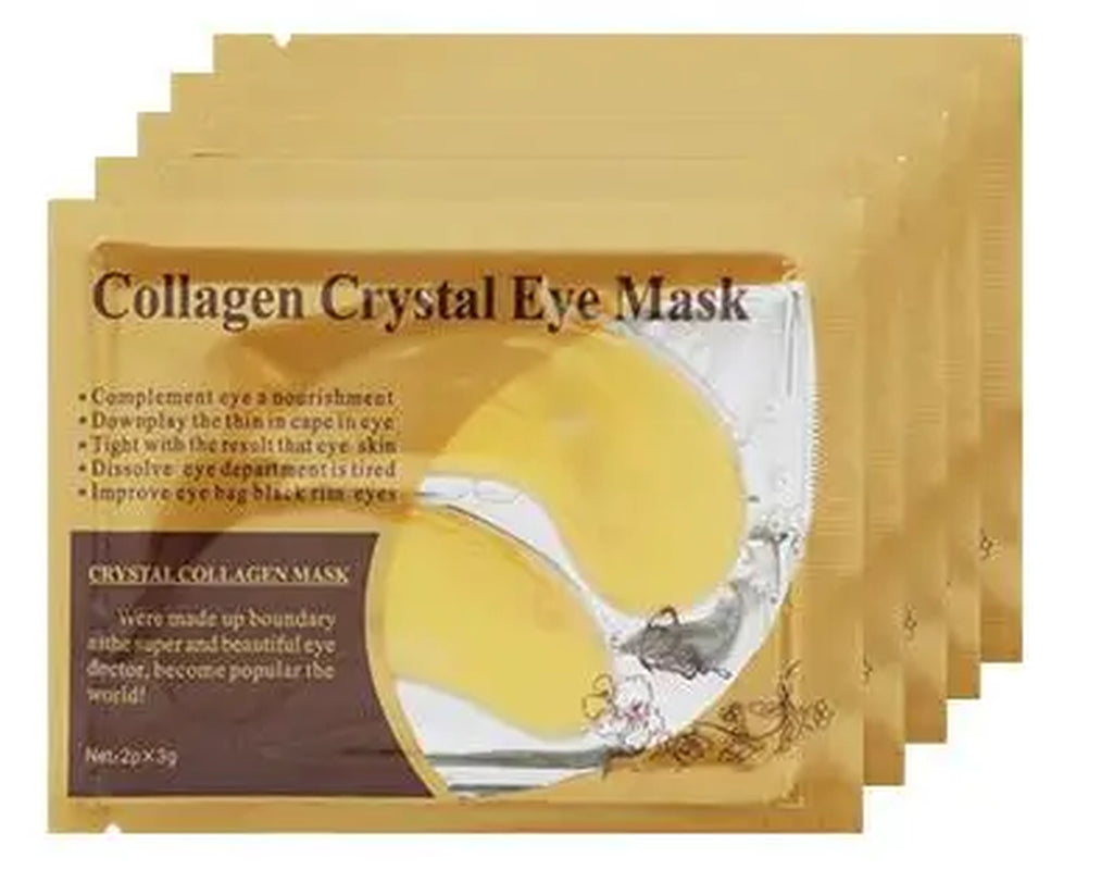 Gold Collagen Crystal Eye Mask Skincare Eye Patches - 10 Pairs
