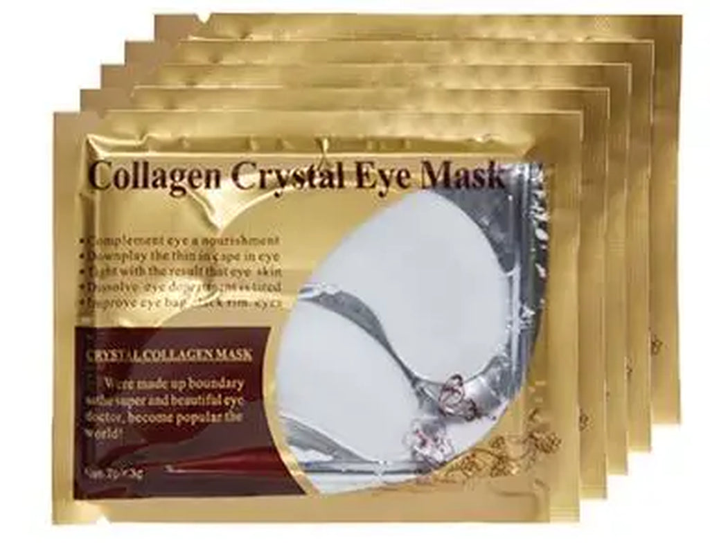Gold Collagen Crystal Eye Mask Skincare Eye Patches - 10 Pairs