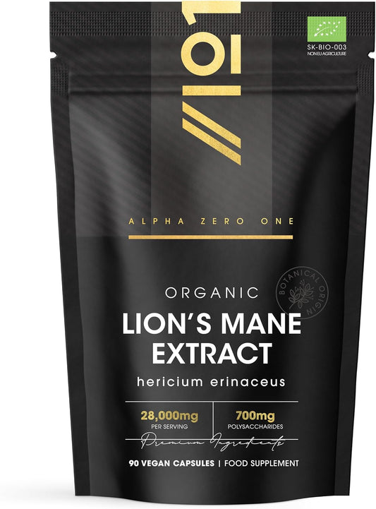 Organic Lions Mane Supplement 28,000Mg 